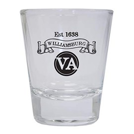 Williamsburg Virginia Historic Town Souvenir Round Shot Glass