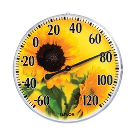 Taylor 5.25" Sunflower Thermometer
