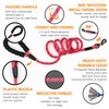 Glorypet Rope Dog Leash 5 ft, Heavy Duty, Reflective, Tangle-Free