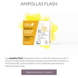 ALEA - Hydrating Hair Ampoules - Flash Ampoules - 3 x 15 ml - Intensely Nourishes Hair - Adds Strength and Resilience - Split End Repair - Prevents Breakage - Shinier Hair