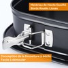 HQILRRA Springform Cake Tin Square Springform Cake Tin with Non-Stick