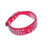 Pet Palace® "Debonair Doggy" (RUBY RED Medium) Suede Diamante Studded