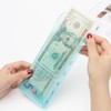 Cash Envelope Wallet with 6pcs Divider with Pockets and 2pcs