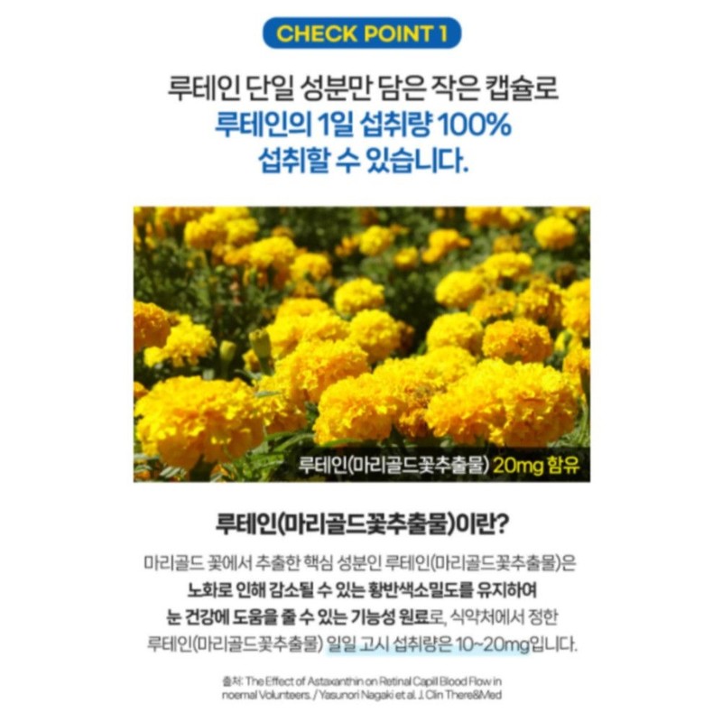 헬씨허그 Healthy Hug Eye Health Premium Lutein Health Functional Food