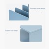 Bookends Simple Style Wide Mouth Design Blue Color Plastic Material