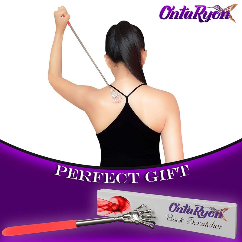 OntaRyon Telescopic Back Scratcher Gift Idea for Men and Women
