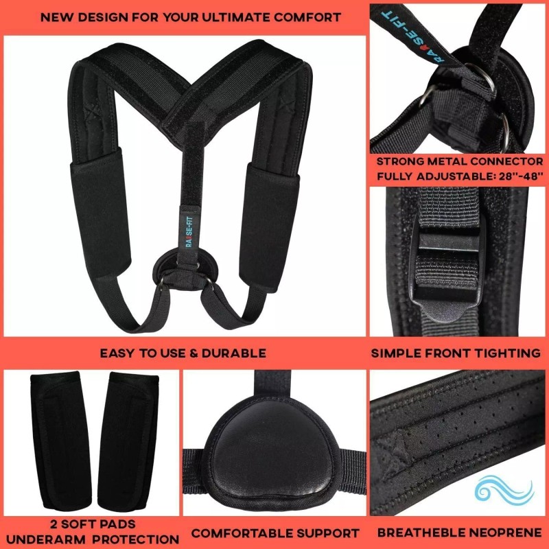 Perfect Posture Adjustable Posture Corrector - Ergonomic Back Brace for