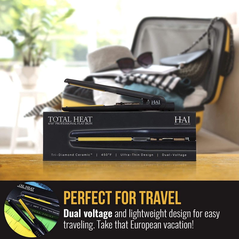 HAI Convertable Total Heat 4/10" in - Flat Iron with