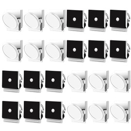 Grtard Refrigerator Magnets Clips,24Pack Magnetic Clips, Metal Clips Fridge Magnet Whiteboard Locker Magnets Clip, Magnet with Clips, Classroom Organization Teacher Must Haves School(White)