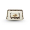 Spode Woodland 12" Square Chip and Dip - Turkey Centerpiece