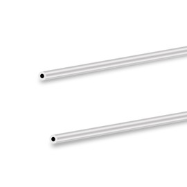 LAVMHAB 6063 Aluminum Tube 7mm OD x 4mm ID 1.5mm Wall Thickness 300mm Length, Aluminum Round Tubing Seamless Straight Pipes (2pcs)