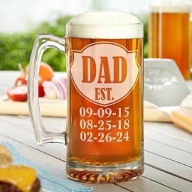 Fathers Day Beer Stein Custom