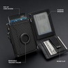 RFID Blocking Carbon Fiber Wallet for Cards and Cash -