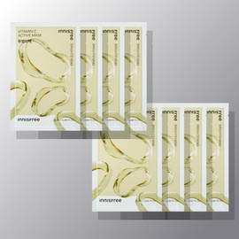 innisfree 이니스프리 액티브 마스크 비타C [투명미백] 25mL 8매, 1개
