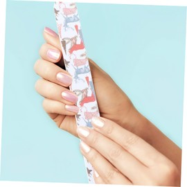 Healvian 12pcs Xmas Nail Files Christmas Themed Grit Tools for Manicure Pedicure for Nail Care Trimming Shaping Natural