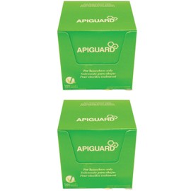 Apiguard Two Boxes of Ten 50g Trays - 2 Trays per hive Recommended (20) - for Control of Varroa Mites in Honey Bee Hives