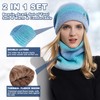 TAGVO Winter Hat and Loop Scarf Women's Winter Warm Hat