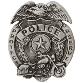 Hot Leathers - PNA1130 Police Badge Pin