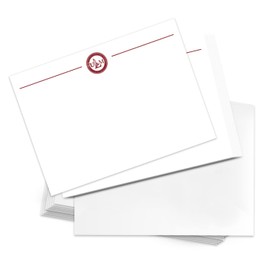 Desert Cactus University of Louisiana Monroe Notecards Stationery Cardstock ULM Warhawks 10 Pack Includes Envelopes Memo Party Thank You (Notecard 1b)