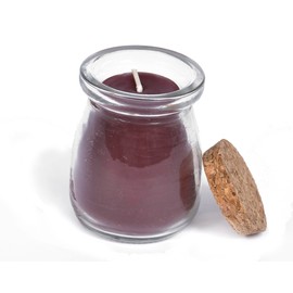 BeeTheLight Beeswax Jar Candle - 100% Pure USA Bees Wax in Glass Container - All Natural Light Honey Scent