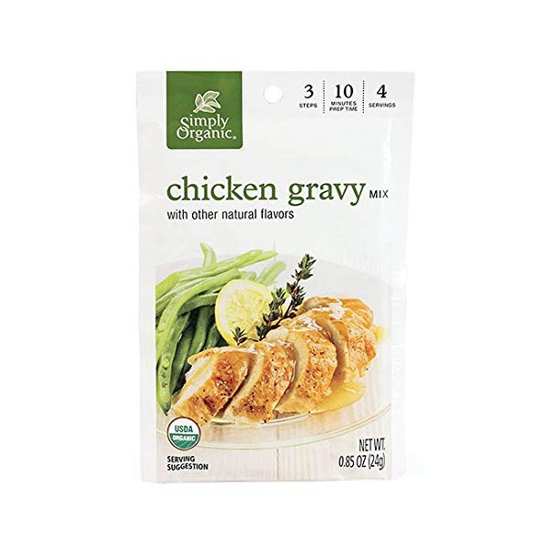 Simply Organic Roasted Chicken Gravy Seasoning Mix 0.85 oz