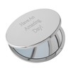 THINGS REMEMBERED Engraved Round Silver Compact Mirror (Free Customization)
