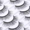 Azenlo False Eyelashes 20 Pairs Wispy Lashes Faux Mink Lashes
