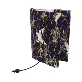 DOITOOL Chic Washable Fabric Book Cover with Decorative Printing Protective Sleeve for Books Wear Resistant Fabric for Students and Personal Collections