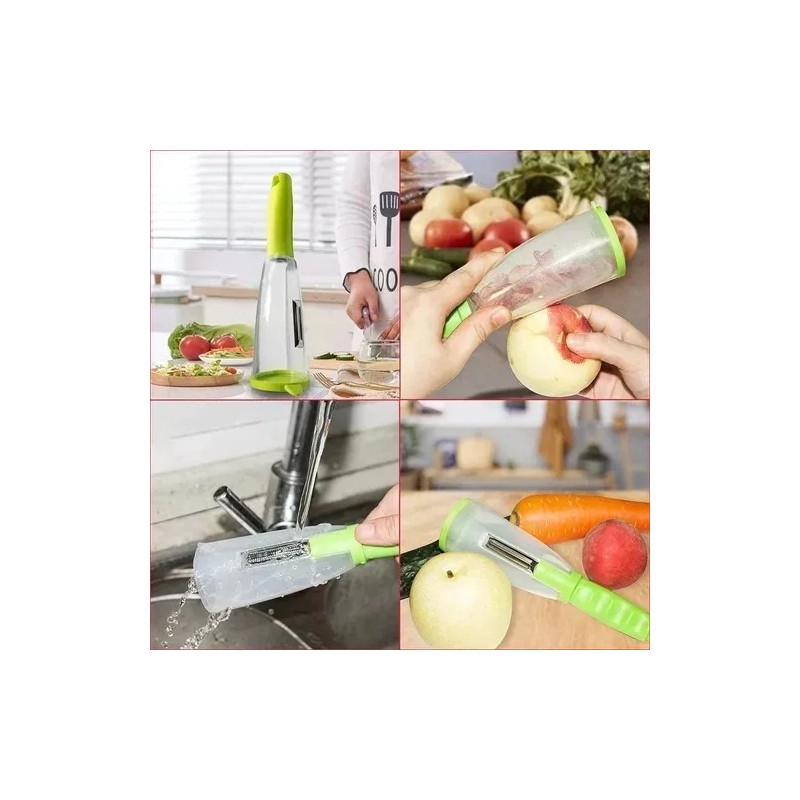 Quality Pelador Multifuncional Verduras Fruta Acero Inoxidable