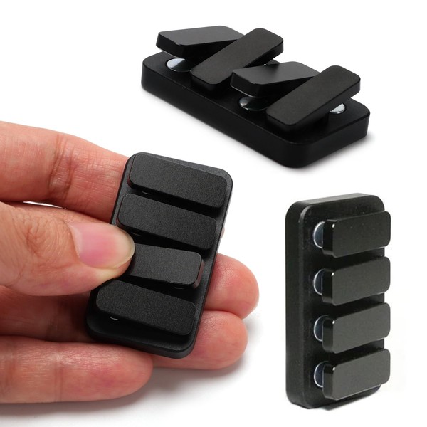 VANANA Metal Haptic Fidget Slider ADHD Clicker Adult Fidget Toys