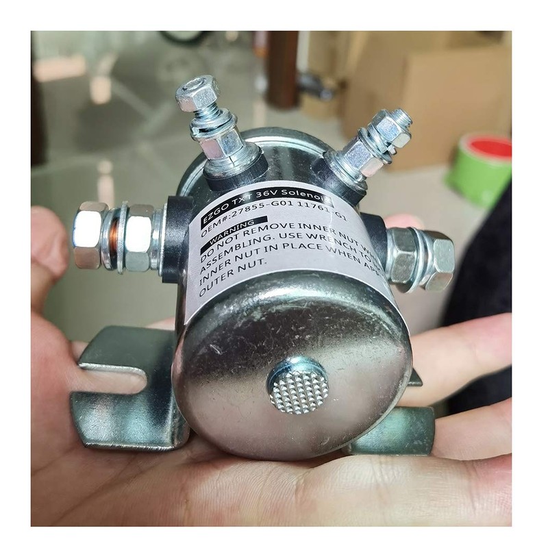 Dr.Acces EZGO Solenoid Replaces E-Z-Go: 27855G01, Fits E-Z-Go: Electric, 1986