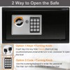 JUGREAT Safe Box with Sensor Light,Electronic Digital Security Safe Steel
