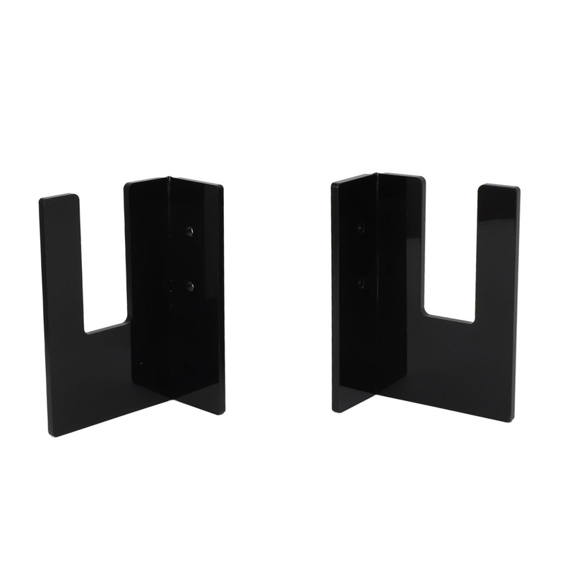 4Pcs Black Acrylic Skateboard Wall Mount Rack Skateboard Wall Hanger