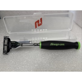 Gillette SNAP ON Tools Razor Soft Grip Green Ratchet Handle Blade Shaver RATCRZ-G