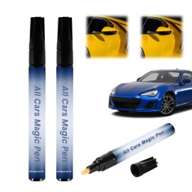Mohuandd 2PCS All Cars Magic Pen, Magic Car Scratch Removal Pen, Car Scratch Repair Pe...