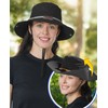 JFAN Men's Women's Sun Hats Wide Brim UV Foldable Fishing