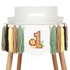 Balterever Wild One High Chair Banner Wild One Birthday Decoration