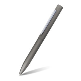 Online Octopus Ballpoint Pen, High-Quality Metal Ballpoint Pen, Grey, Replaceable Large Capacity Refill, Blue Ink Colour, Indelible, Gift Idea, Pack of 1