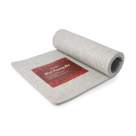 Wool Pressing Mat 24" x 17" for Quilting | 100% Pure New Zealand Wool Mat for Sewing and Ironing | Large Size and Comes with Silicone Iron Pad Included