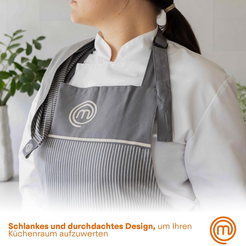 MasterChef Tea Towels, Set of 4, Tea Towels, 100% Cotton,