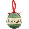 Celtic Collection Christmas Bauble With Irish Blessing