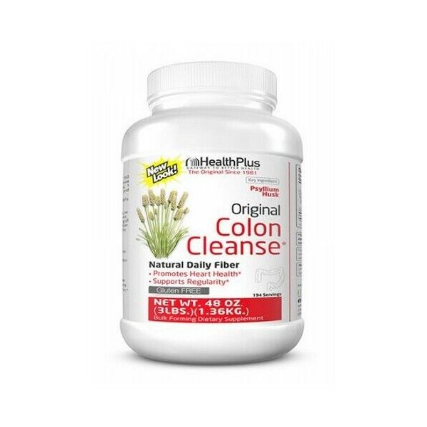 Colon Cleanse Regular Jar 48 Oz  by Health Plus
