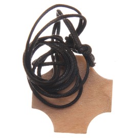 Holyart Stick Cross Olive Wood Engraving Pope John 23.