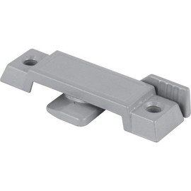 Prime-Line F 2659 Sash Lock for Vertical and Horizontal Sliding Windows – Replace Broken Sash Locks for Additional Home Security, 2-1/4” Mounting Hole Centers, Gray Diecast (Single Pack)