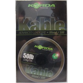 Korda Kable Leadcore 7m Spools: Gravel