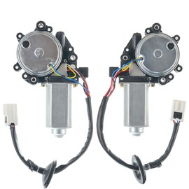 A-Premium Front Left and Right Power Window Lift Motor Compatible with Nissan Maxima 2004 2005 2006 2007 2008, Passenger and Driver Side, with Anti-Clip Function, 2-PC Set, Replace# 807317Y000