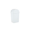 Superio Small 2.5 Gallon Plastic Trash Can with Swing Top