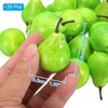 PATIKIL 20pcs Artificial Mini Pear Foam Fake Small Green Pear