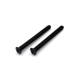 binifiMux 10pcs M8 x 65mm Black Rivet Countersunk Socket Cap Allen Bolts Rivet Screws Furniture Connecting 304 Stainless Steel