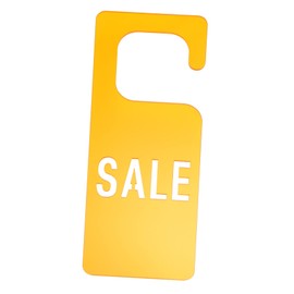 KONTONTY Acrylic Tag Creative Pattern and Practical Hanging Card for Clothing Stores Lovely Pendant Design for and Wrapping